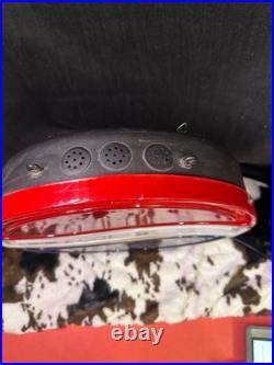 Vintage Fallon Pepsi Cola Red White Blue Neon Lighted Sign 15 Inch Diameter