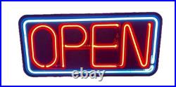 Vintage Fallon Real Neon Open Sign 36 x 17 Business Bar Restaurant