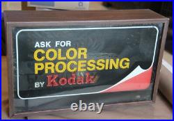 Vintage Fiber Optic Kodak Light Up Sign Very Rare Vintage Fiber Optic Kodak Light Up Sign Very Rare