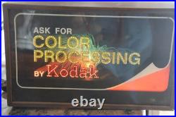 Vintage Fiber Optic Kodak Light Up Sign Very Rare Vintage Fiber Optic Kodak Light Up Sign Very Rare