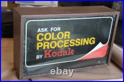 Vintage Fiber Optic Kodak Light Up Sign Very Rare Vintage Fiber Optic Kodak Light Up Sign Very Rare
