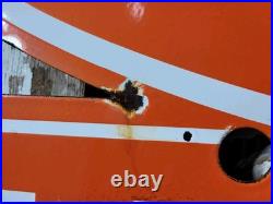 Vintage Ford Porcelain Sign Old 48 Neon Skin Farm Tractor Dealer Sales Service