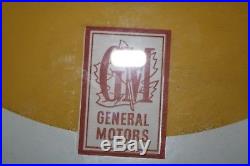 Vintage GM General Motors Delco Thermometer Dealership Sign Canada Neon-Ray Co