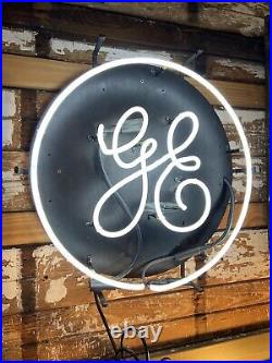 Vintage General Electric Neon Light Sign 19 1/2