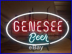 Vintage Genesee Beer Neon Beer Sign! Rare! 25X17