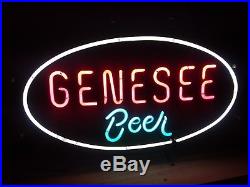 Vintage Genesee Beer Neon Beer Sign! Rare! 25X17