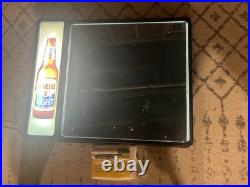 Vintage Genesee Light Beer Lighted Dry Erase Neon Board Beer Sign Part 6739098
