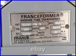 Vintage Genuime Anheuser Busch Beer Transformer On Frame For Neon Sign