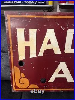 Vintage Hacker's Ale Beer Neon Skin Sign