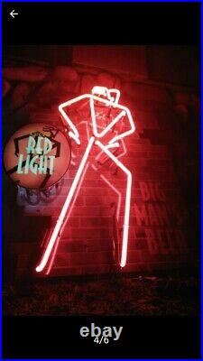 Vintage Hard to find rare Coors red light 1995 real glass neon sign