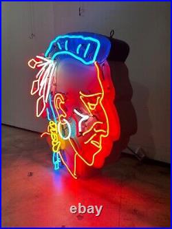 Vintage Indian Head Neon Sign- sign-Beautiful