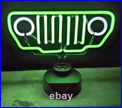 Vintage JEEP Grill Neon Sign