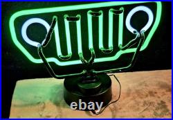 Vintage JEEP Grill Neon Sign