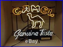 Vintage Joe Camel Cigarettes Original Neon Sign Camel Genuine Taste. TESTED