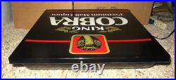 Vintage King Cobra Premium Malt Liquor Opti Neon Lighted Sign-ale-bar-beer-snake