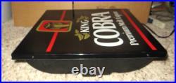 Vintage King Cobra Premium Malt Liquor Opti Neon Lighted Sign-ale-bar-beer-snake