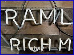 Vintage Kram Rich Milk Neon Sign (Needs Repair)