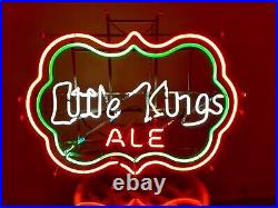 Vintage LITTLE KINGS Beer Neon Light Bar Sign SOAP CREEK TEXAS Franceformer