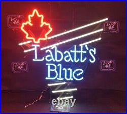 Vintage Labatt's Blue Neon Sign NICE AUTHENTIC WORKS RARE BAR MANCAVE GARAGE