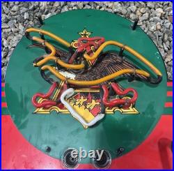 Vintage Large Budweiser King Of Beers Lighted Neon Anheuser Busch Man Cave Sign