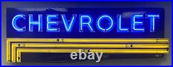 Vintage Large Chevrolet Neon Sign, One sided, Outstanding Condition, 100% Works