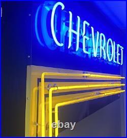 Vintage Large Chevrolet Neon Sign, One sided, Outstanding Condition, 100% Works