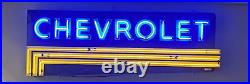 Vintage Large Chevrolet Neon Sign, One sided, Outstanding Condition, 100% Works