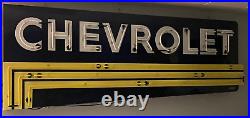 Vintage Large Chevrolet Neon Sign, One sided, Outstanding Condition, 100% Works