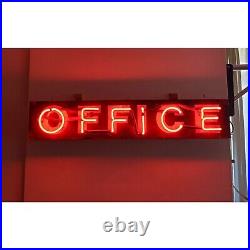 Vintage Large Mid-Century Red Neon Motel Office Wall Sign WORKING