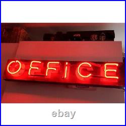 Vintage Large Mid-Century Red Neon Motel Office Wall Sign WORKING