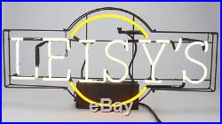Vintage Leisy's Beer Neon Sign Cleveland Ohio Brewery 50's