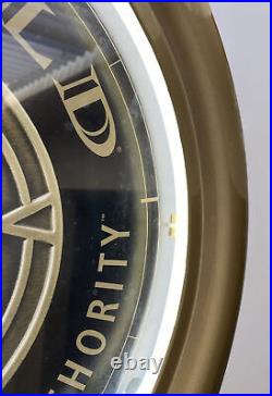 Vintage Leupold Gun Shop Old Display Advertising Neon Wall Clock Sign Gun Dealer