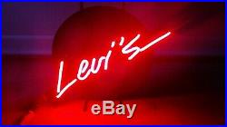 Vintage Levi's Jeans Advertising. Genuine Neon Sign mid'80s