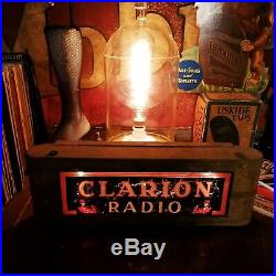 Vintage Lighted Neon Radio Sign