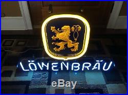 Vintage Löwenbräu (Lowenbrau) Neon Beer Sign (Light)