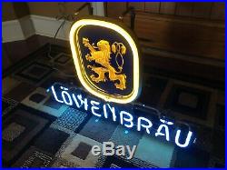 Vintage Löwenbräu (Lowenbrau) Neon Beer Sign (Light)