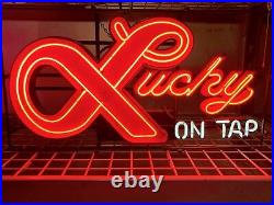 Vintage Lucky Neon Sign