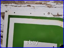 Vintage Lunch Porcelain Sign Diner Resturant 46 Neon Skin Art Deco Food Beverag