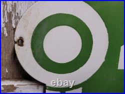 Vintage Lunch Porcelain Sign Diner Resturant 46 Neon Skin Art Deco Food Beverag