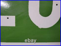 Vintage Lunch Porcelain Sign Diner Resturant 46 Neon Skin Art Deco Food Beverag