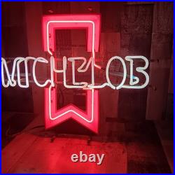 Vintage Michelob Neon Ribbon Sign 25 X 20 X 6 Anheuser Busch Tested Please Read Vintage Michelob Neon Ribbon Sign 25 X 20 X 6 Anheuser Busch Tested Please Read