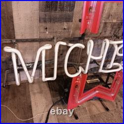 Vintage Michelob Neon Ribbon Sign 25 X 20 X 6 Anheuser Busch Tested Please Read