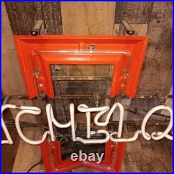 Vintage Michelob Neon Ribbon Sign 25 X 20 X 6 Anheuser Busch Tested Please Read