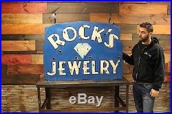 Vintage Mid Century Rock's Jewelry Neon Advertising Sign Will Ship