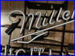 Vintage Miller High Life Beer bow tie neon sign