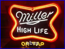 Vintage Miller High Life On Tap Neon Sign