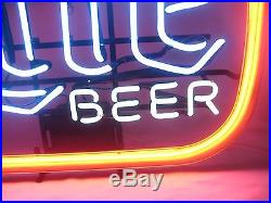 Vintage Miller Lite Beer Neon Light Sign Bar Advertisement
