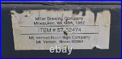 Vintage Miller Lite On Tap Neon Sign 20 X 17