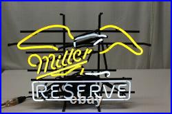 Vintage Miller Reserve Beer Neon Sign 23 x 16 Bar Cub Lighted
