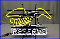 Vintage Miller Reserve Beer Neon Sign 23 x 16 Bar Cub Lighted